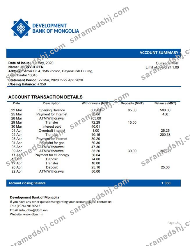 Mongolia Development Bank of Mongolia